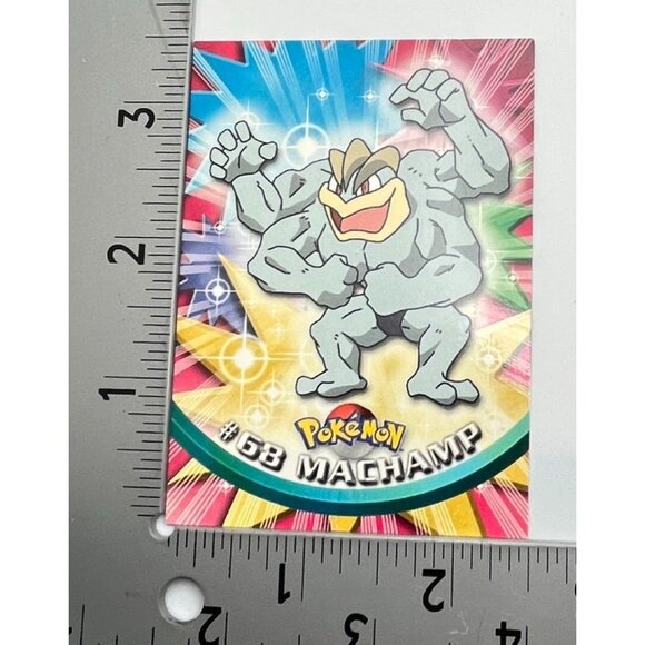 Machamp Pokemon Card Topps #68 TV Animation Edition Series Green Logo - Picture 3 of 5